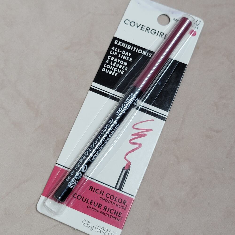 Covergirl Exhibitionist Lip Liner Garnet Red 225✨️BRAND NEW IN PACKAGE CARDED